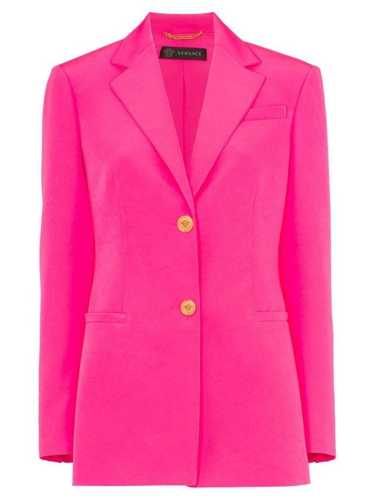 Versace Single-breasted blazer jacket - Pink