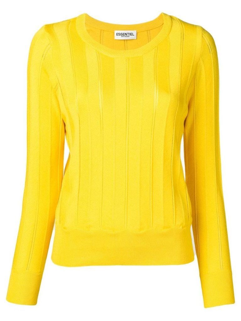 Essentiel Antwerp knitted sweatshirt - Yellow