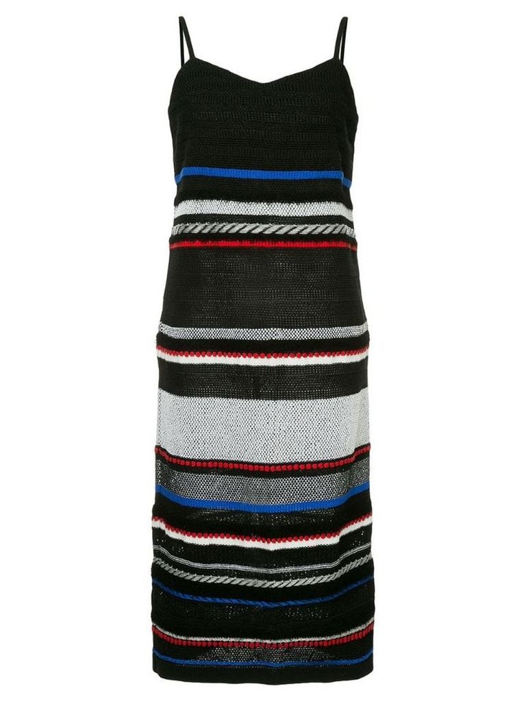 Coohem striped knitted dress - Black