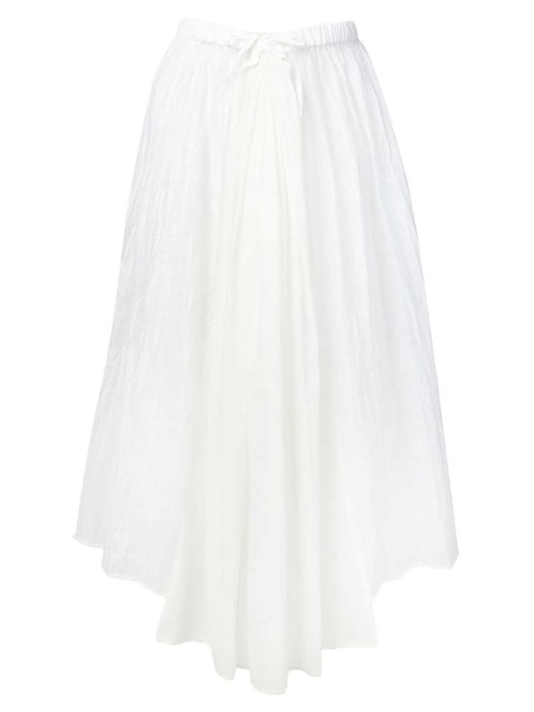 Tsumori Chisato flared asymmetric skirt - White