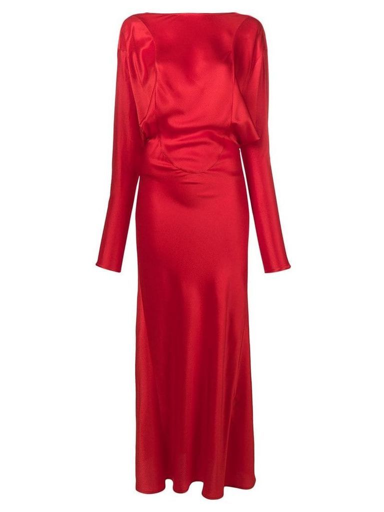 Victoria Beckham long cocktail dress - Red