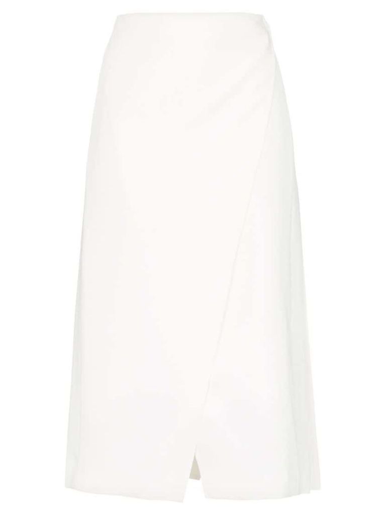 Beaufille Kari pleated midi skirt - White