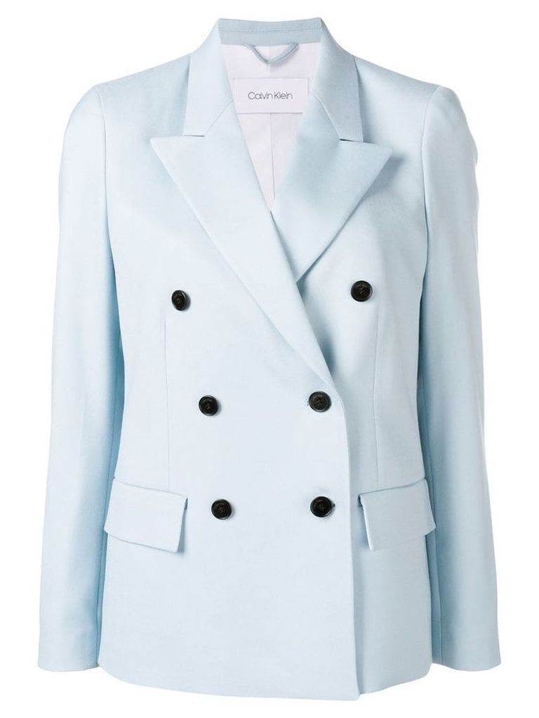 Calvin Klein double breasted blazer jacket - Blue