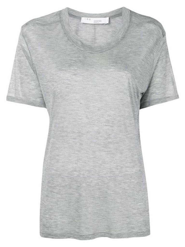 Iro slouchy round neck T-shirt - Grey