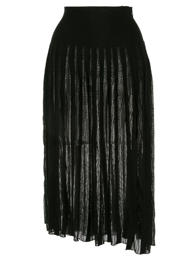 Sonia Rykiel pleated knit skirt - Black