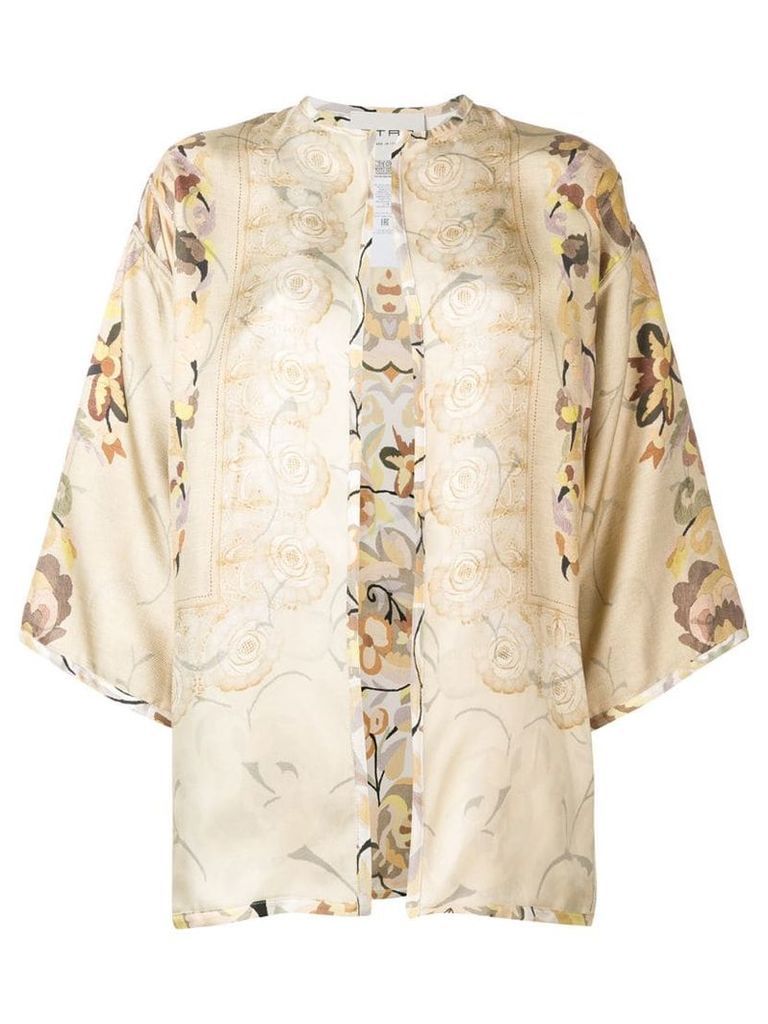 Etro printed kimono jacket - Neutrals