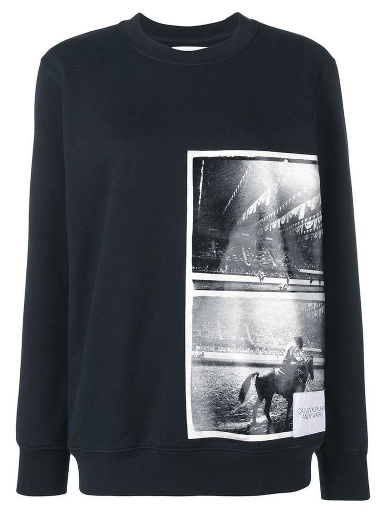 Calvin Klein Jeans Andy Warhol photo art sweatshirt - Black