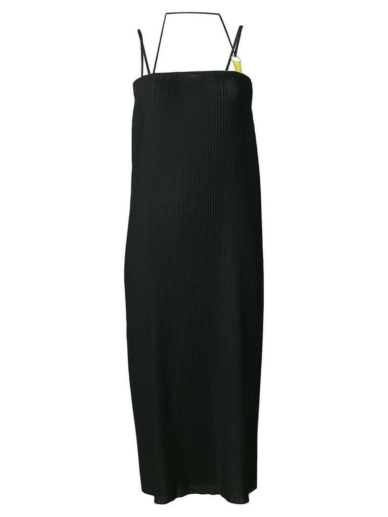 Aalto sleeveless plisse midi dress - Black