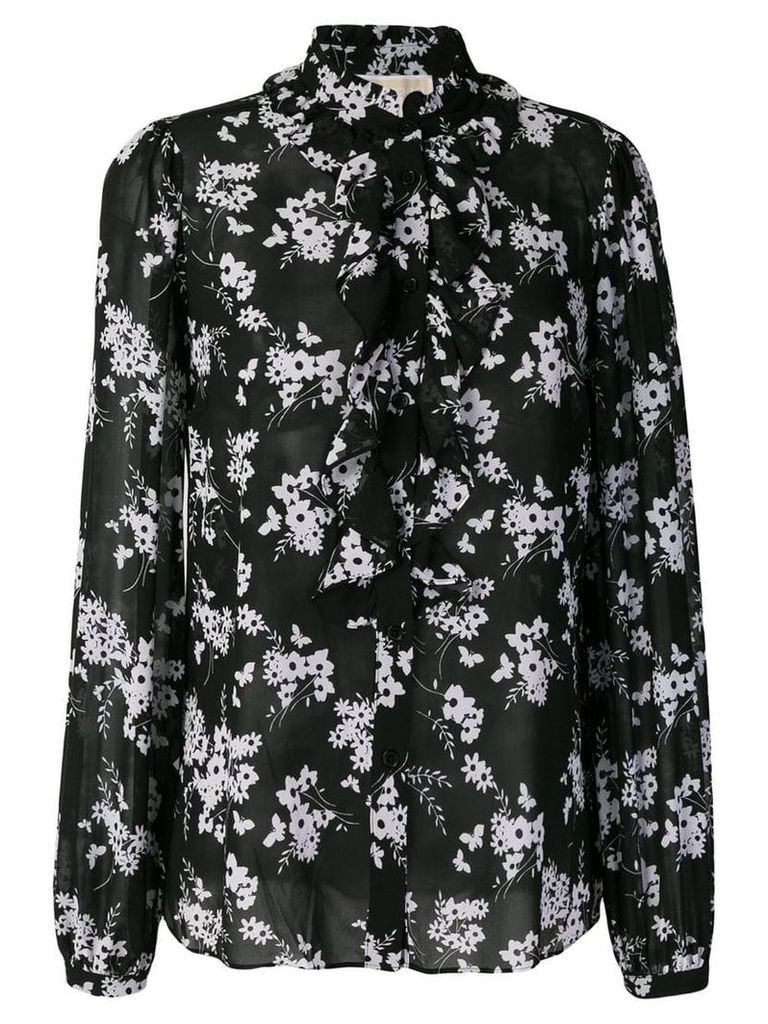 Michael Michael Kors floral print blouse - Black