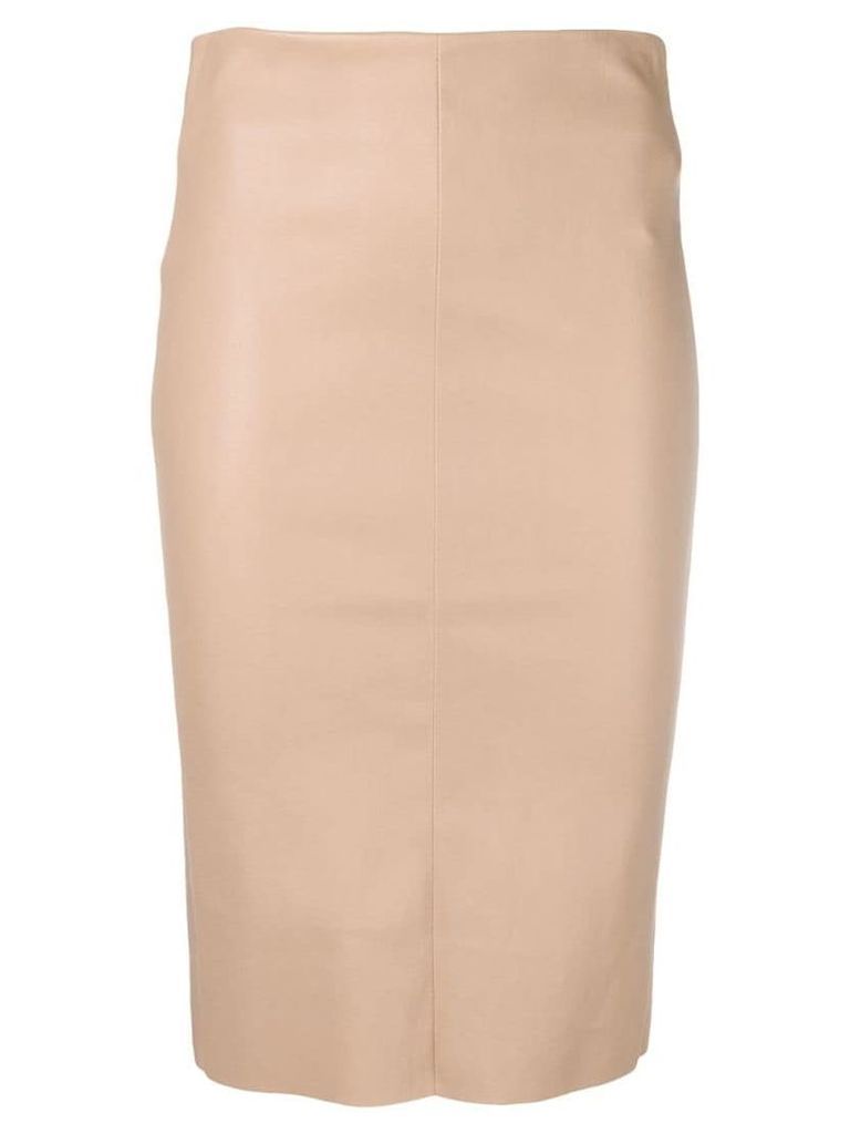 Drome leather pencil skirt - Pink