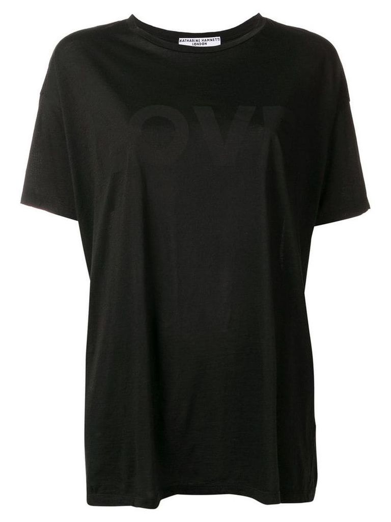 Katharine Hamnett London oversized T-shirt - Black