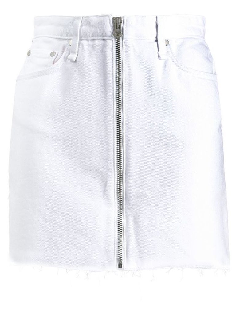 Rag & Bone Anna denim skirt - White