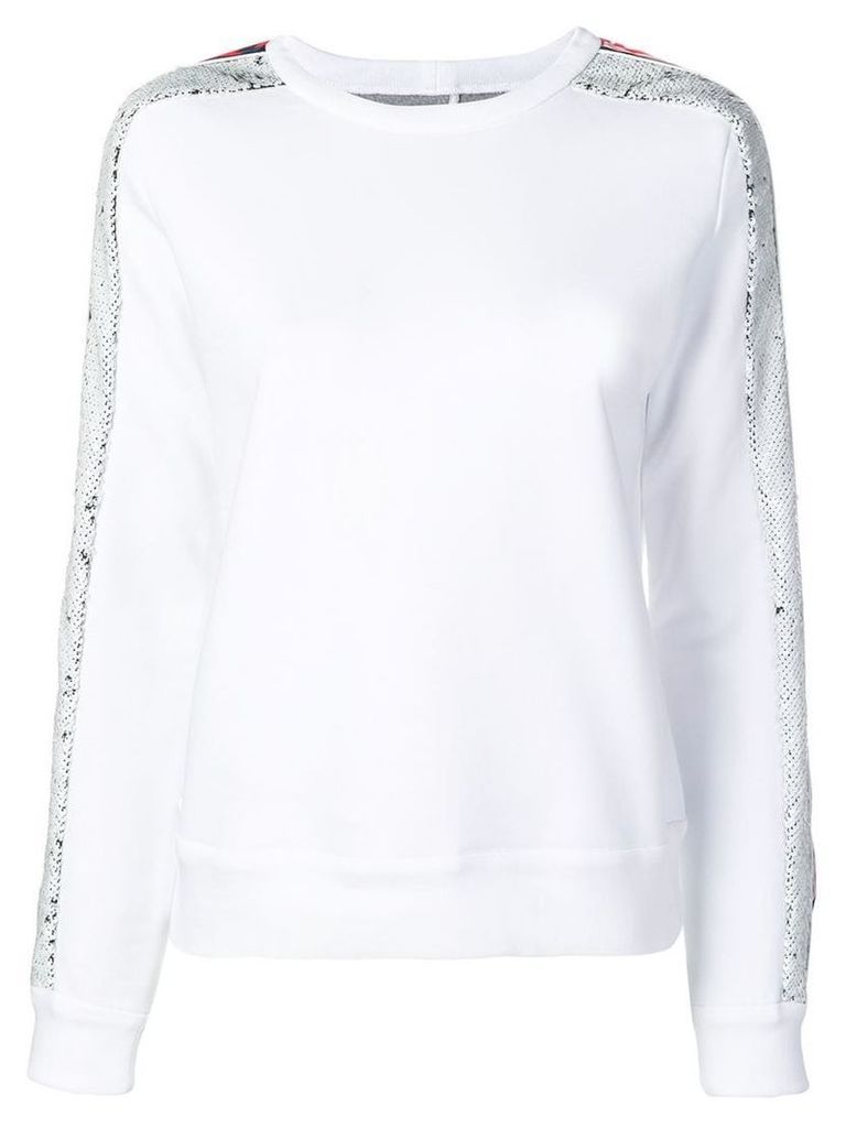 Iceberg sequin side panel sweatshirt - White