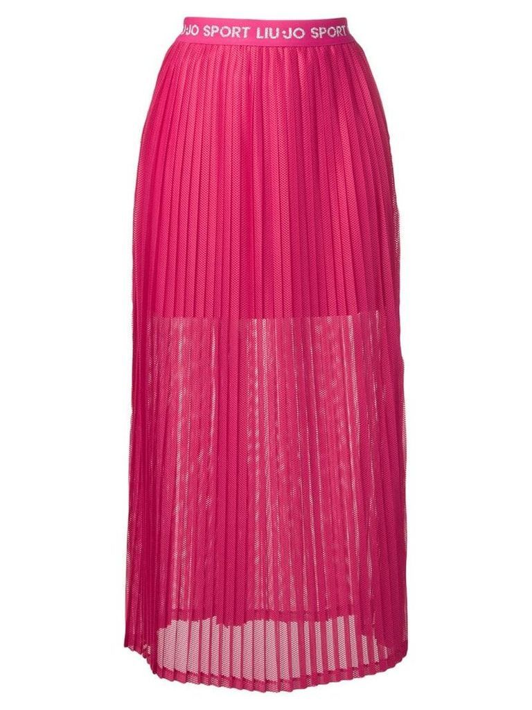 Liu Jo logo waistband skirt - Pink