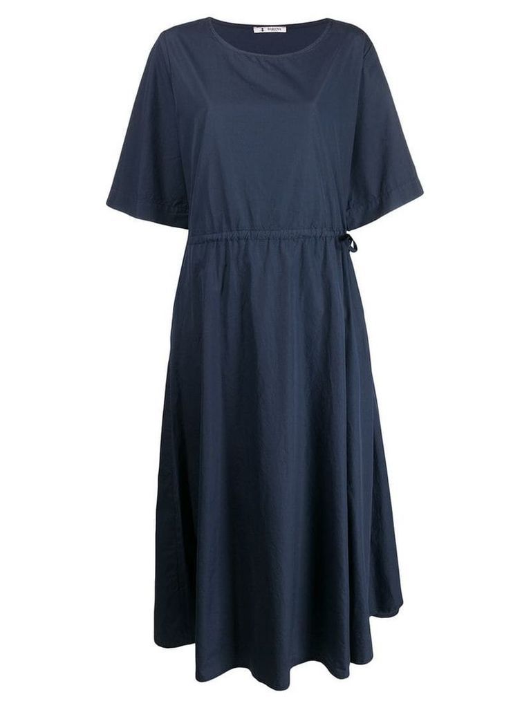 Barena short-sleeve flared dress - Black