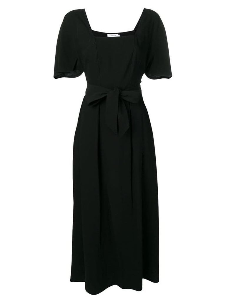 Calvin Klein tie neck dress - Black