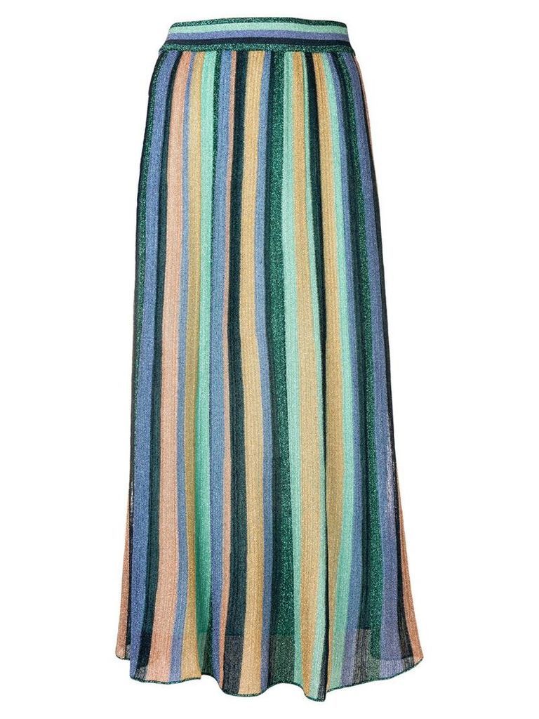 M Missoni striped midi skirt - Blue