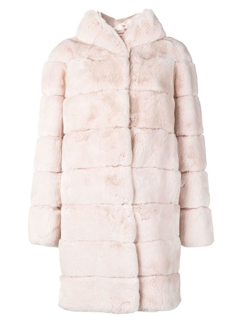 N.Peal hooded coat - Pink