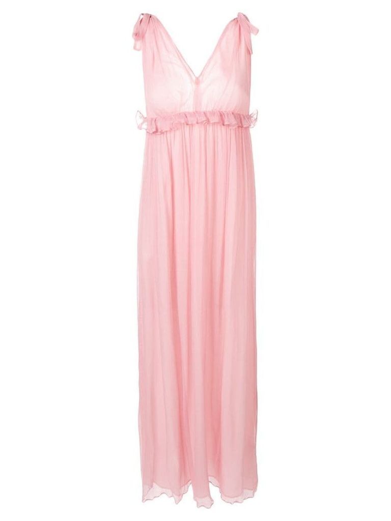 Dondup draped empire line dress - Pink