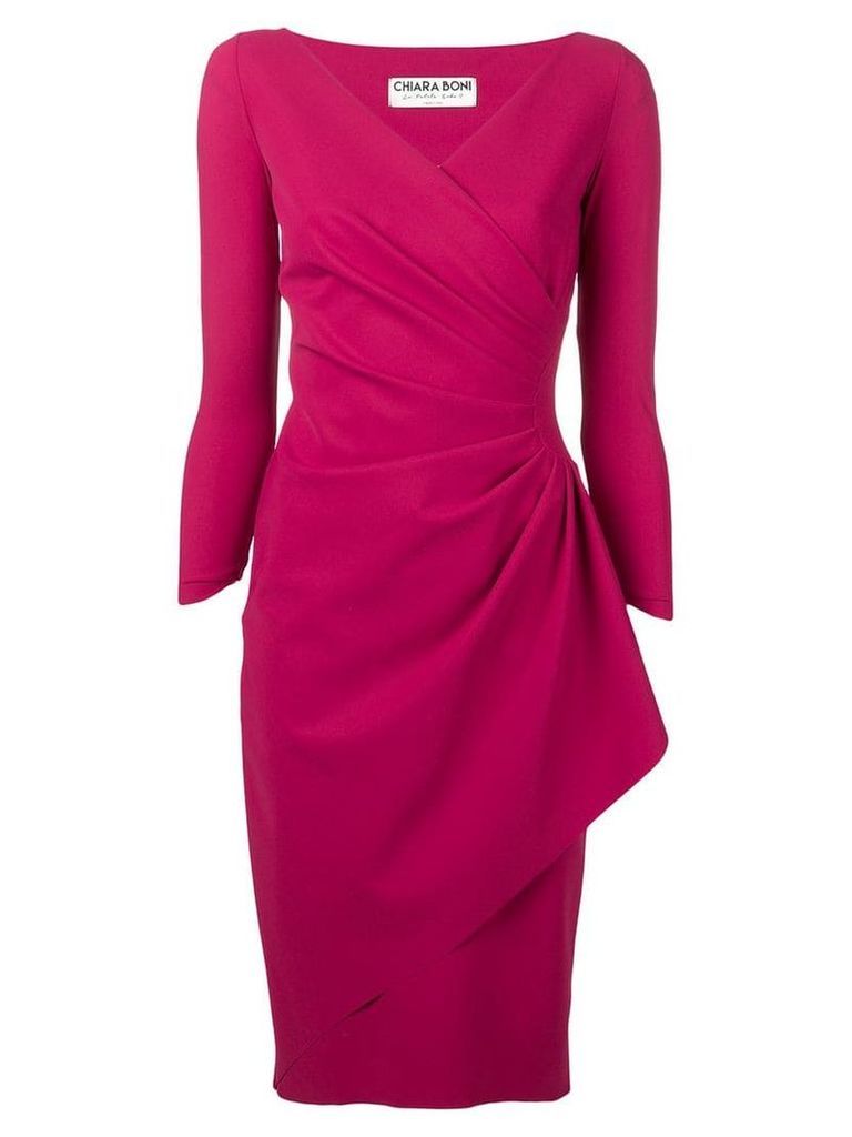 Le Petite Robe Di Chiara Boni knotted waist dress - Red