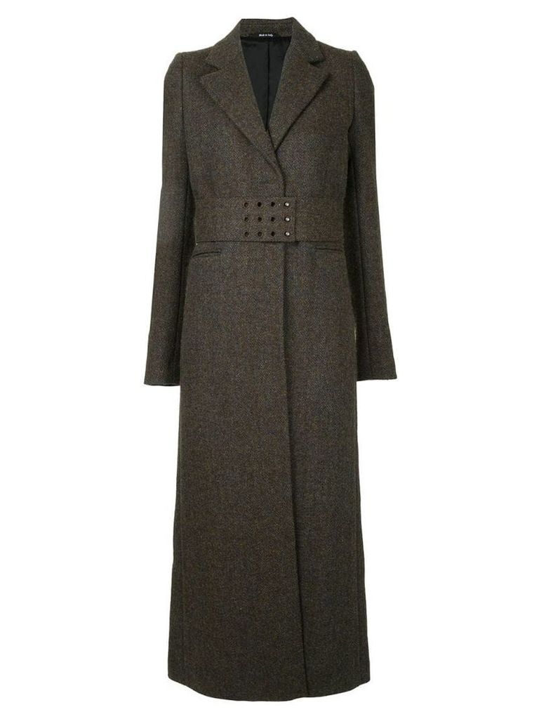 Maison Margiela tailored belted coat - Multicolour