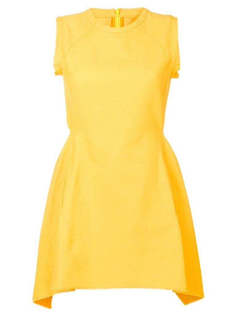 Ambush Waves Sleeveless Dress - Yellow