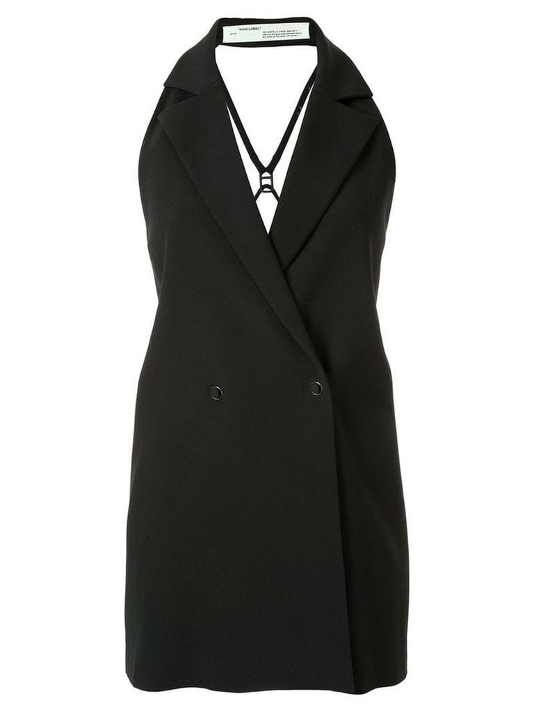 Off-White deconstructed blazer top - Black