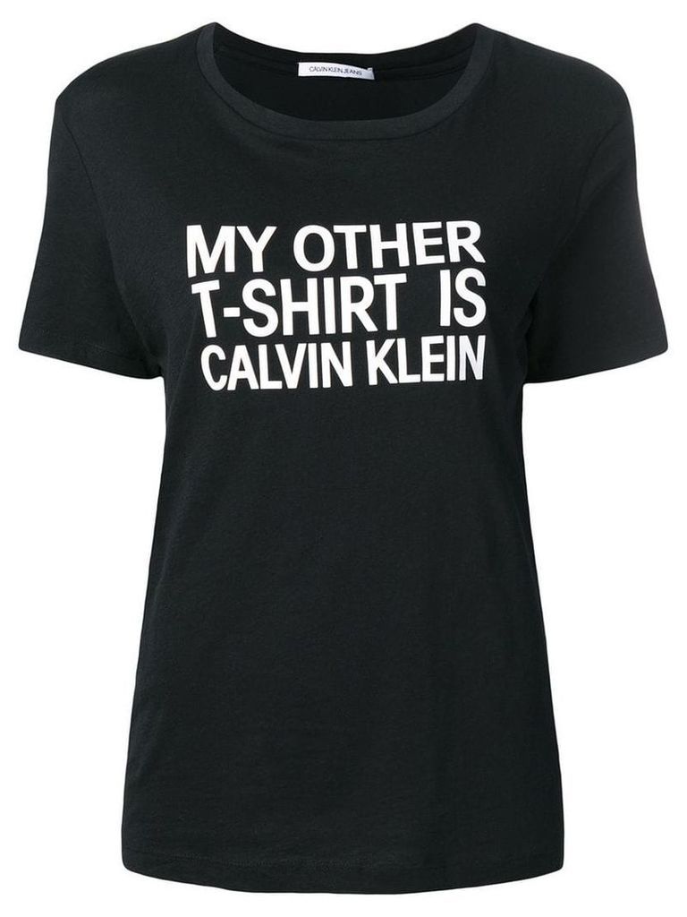 Calvin Klein Jeans printed T-shirt - Black