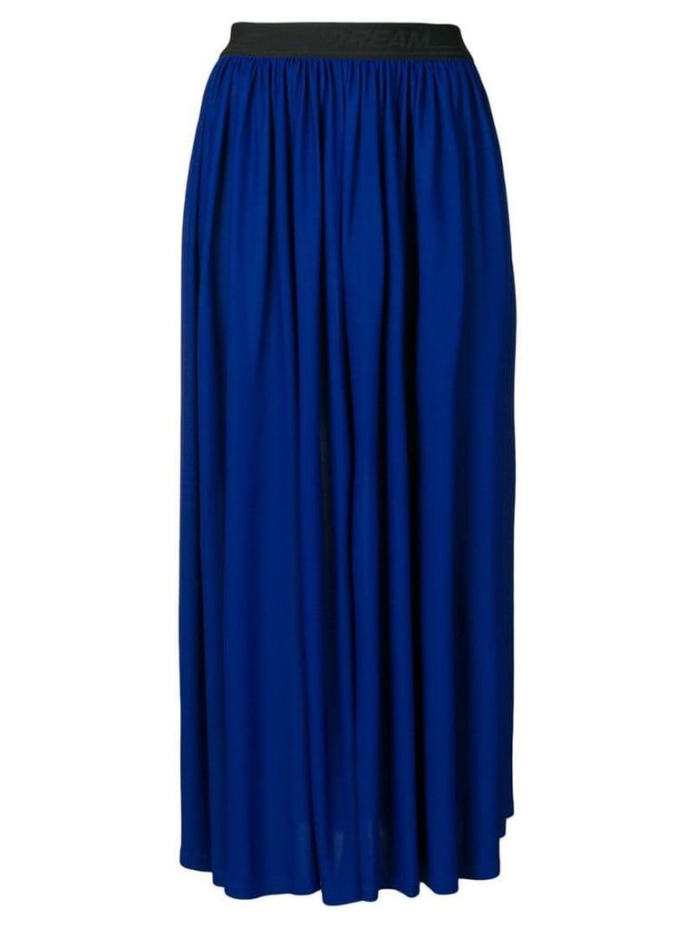 MSGM high waisted full skirt - Blue