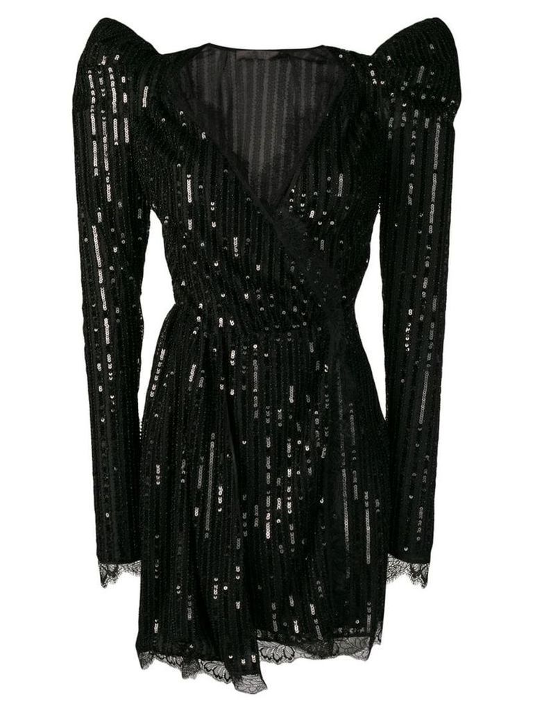Amen sequin-embellished dress - Black