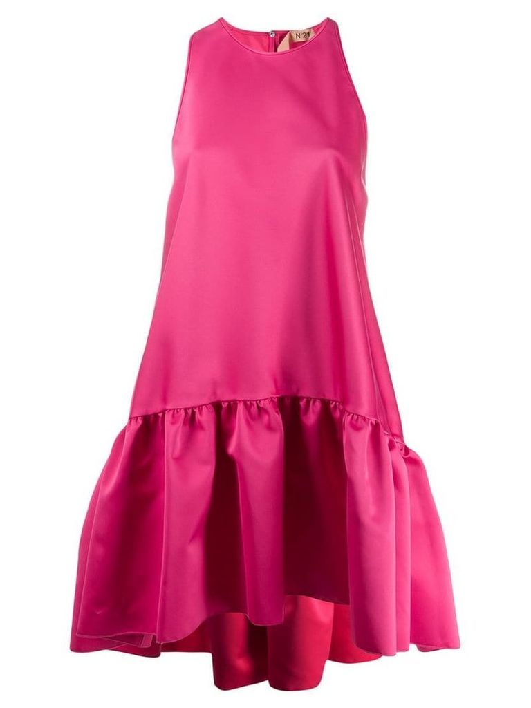 Nº21 drop-peplum dress - Pink