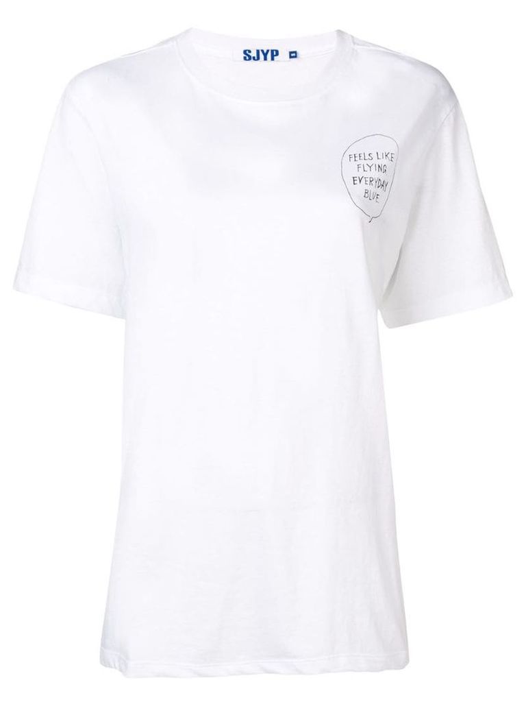 SJYP graphic print T-shirt - White