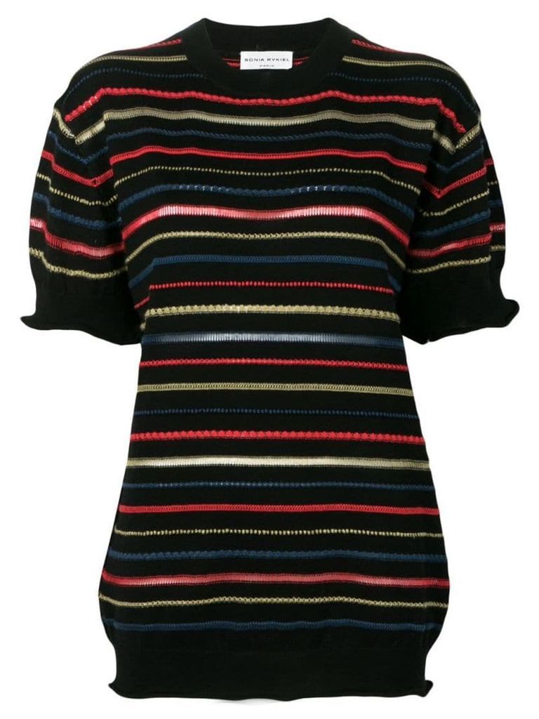 Sonia Rykiel striped jumper - Black
