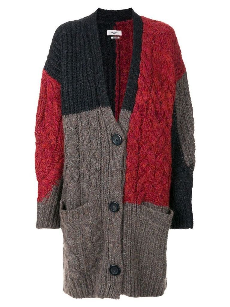 Isabel Marant Étoile cable-knit cardigan - Red