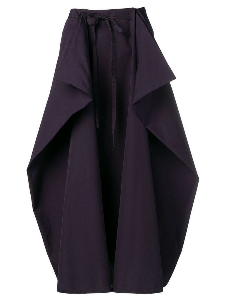 Lemaire draped pannel skirt - Purple
