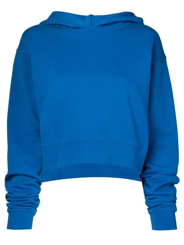Artica Arbox cropped logo hoodie - Blue