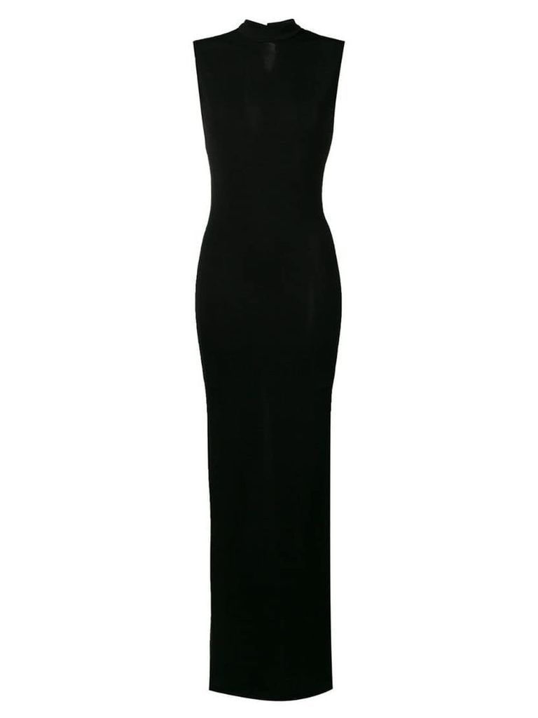 Styland fitted maxi dress - Black