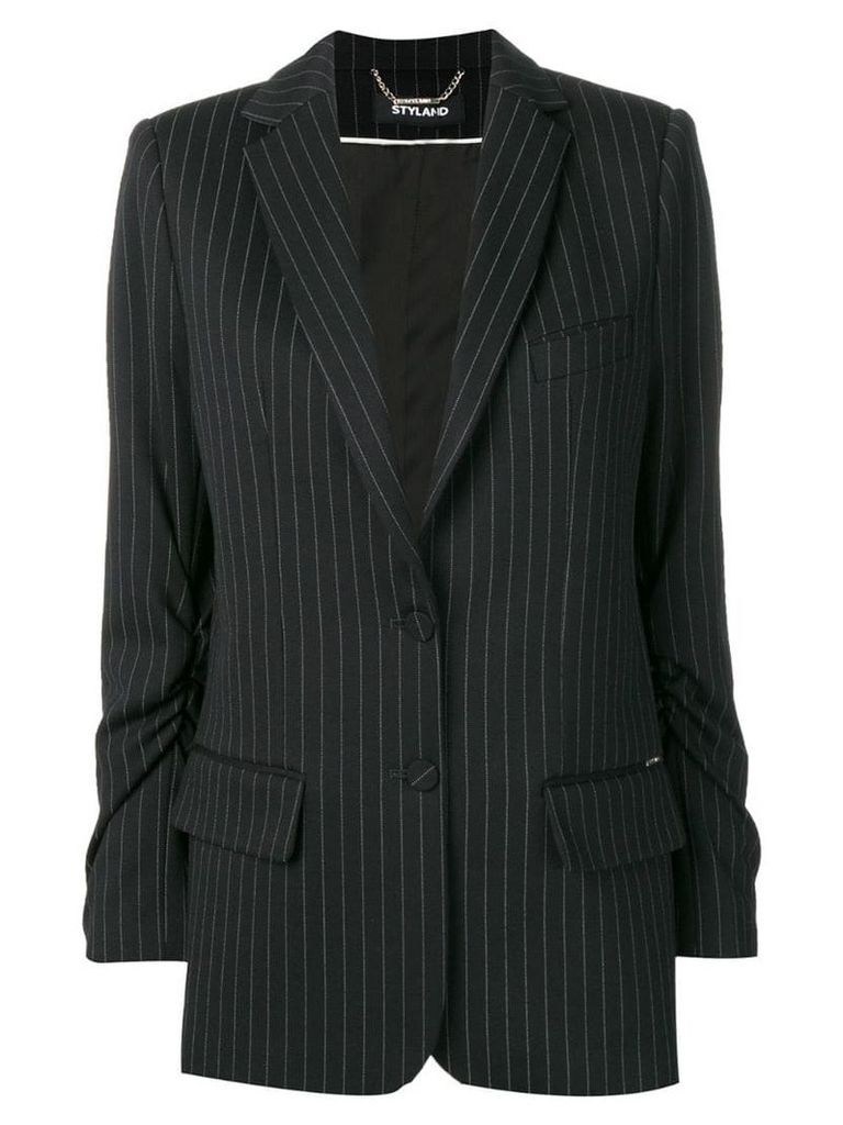 Styland striped blazer jacket - Black