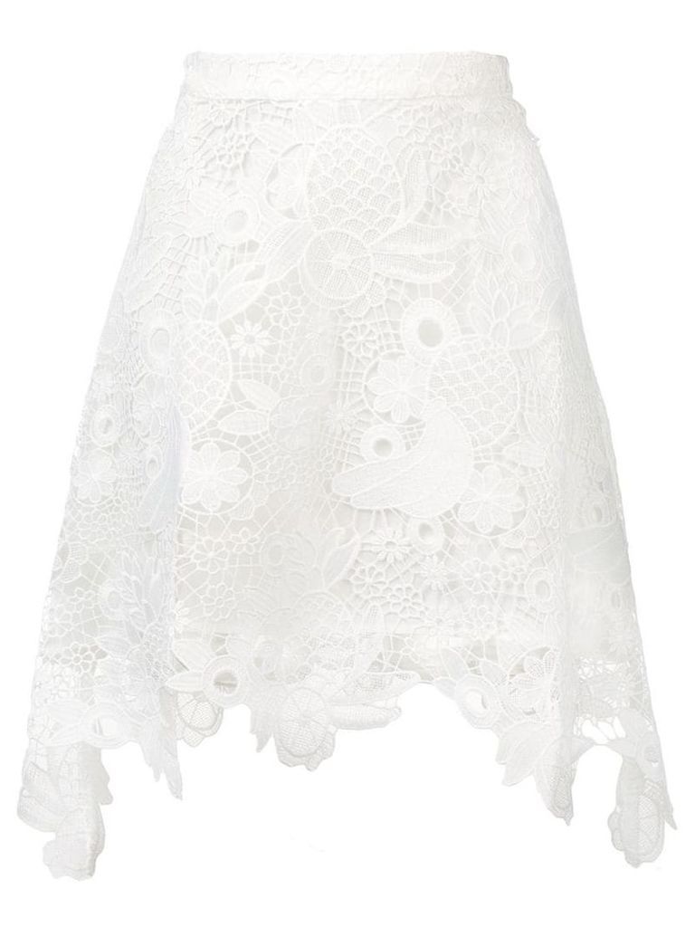 Antik Batik Thelma lace skirt - White