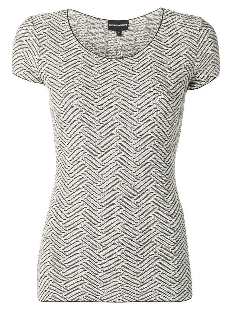 Emporio Armani knitted top - Neutrals