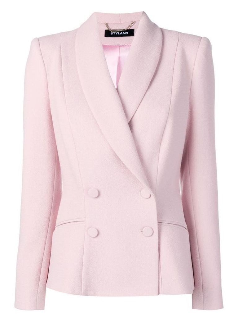 Styland double breasted blazer - Pink
