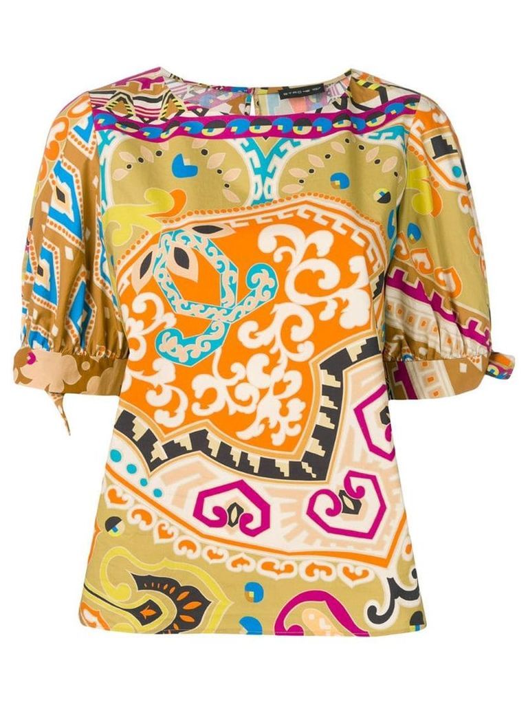 Etro paisley patterned blouse - Neutrals