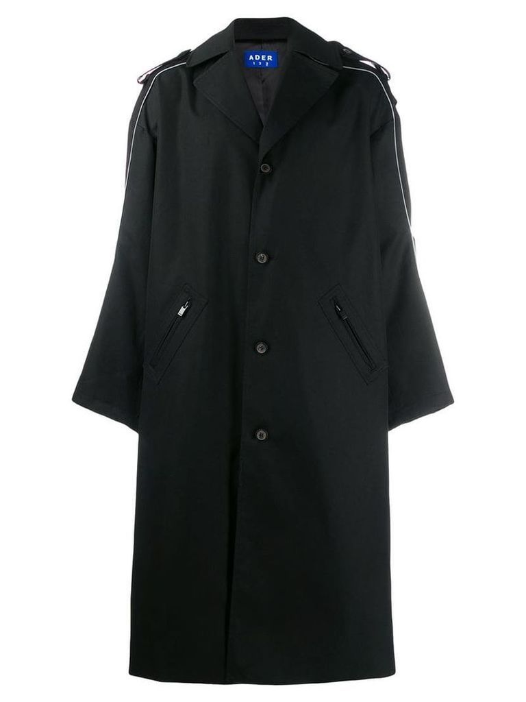 Ader Error oversized trench coat - Black