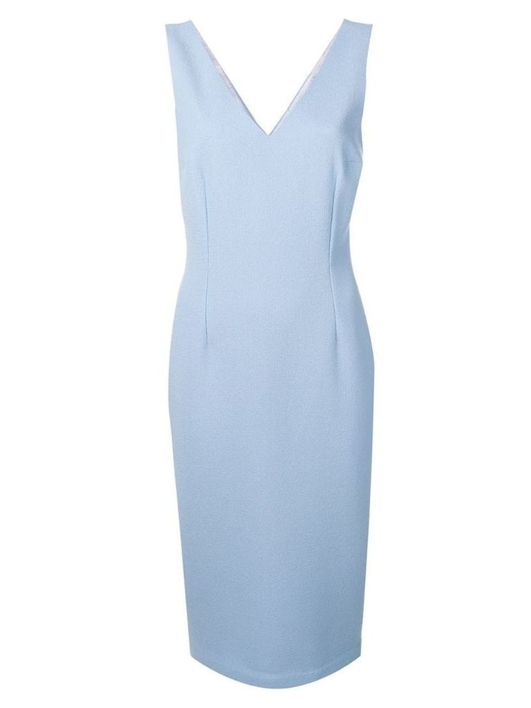 Styland fitted midi dress - Blue