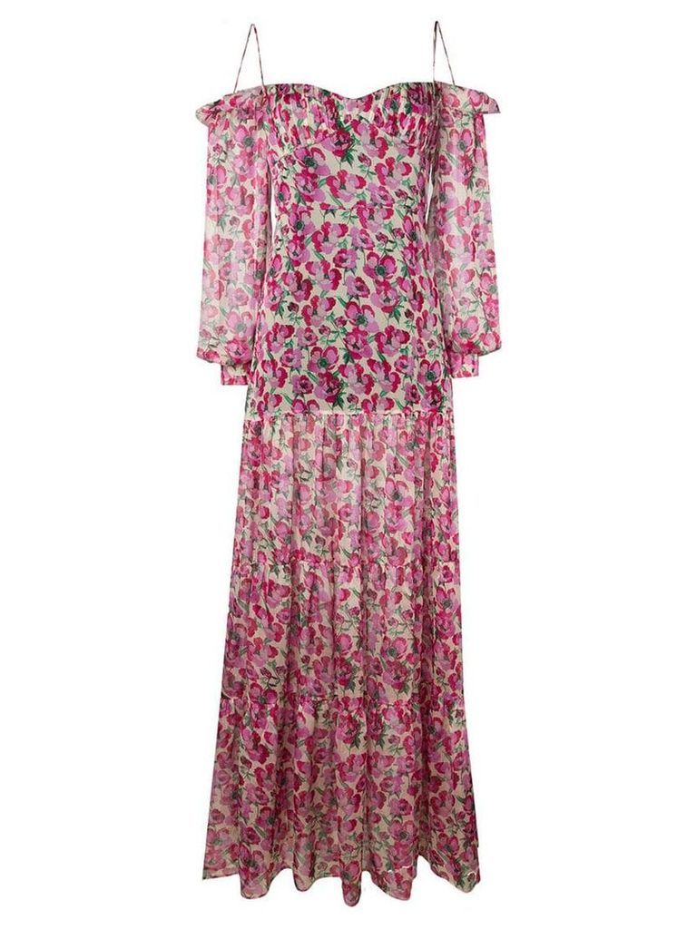 Raquel Diniz floral print dress - Pink