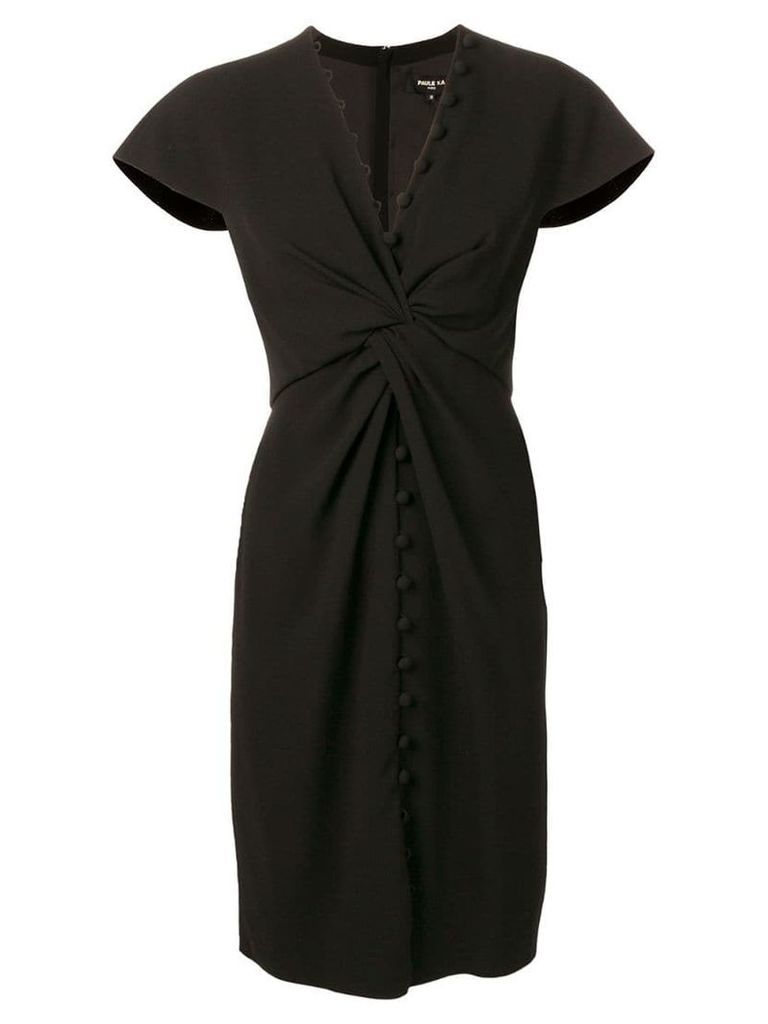 Paule Ka knot detail dress - Black