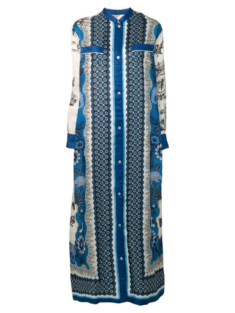 F.R.S For Restless Sleepers patterned maxi dress - Blue