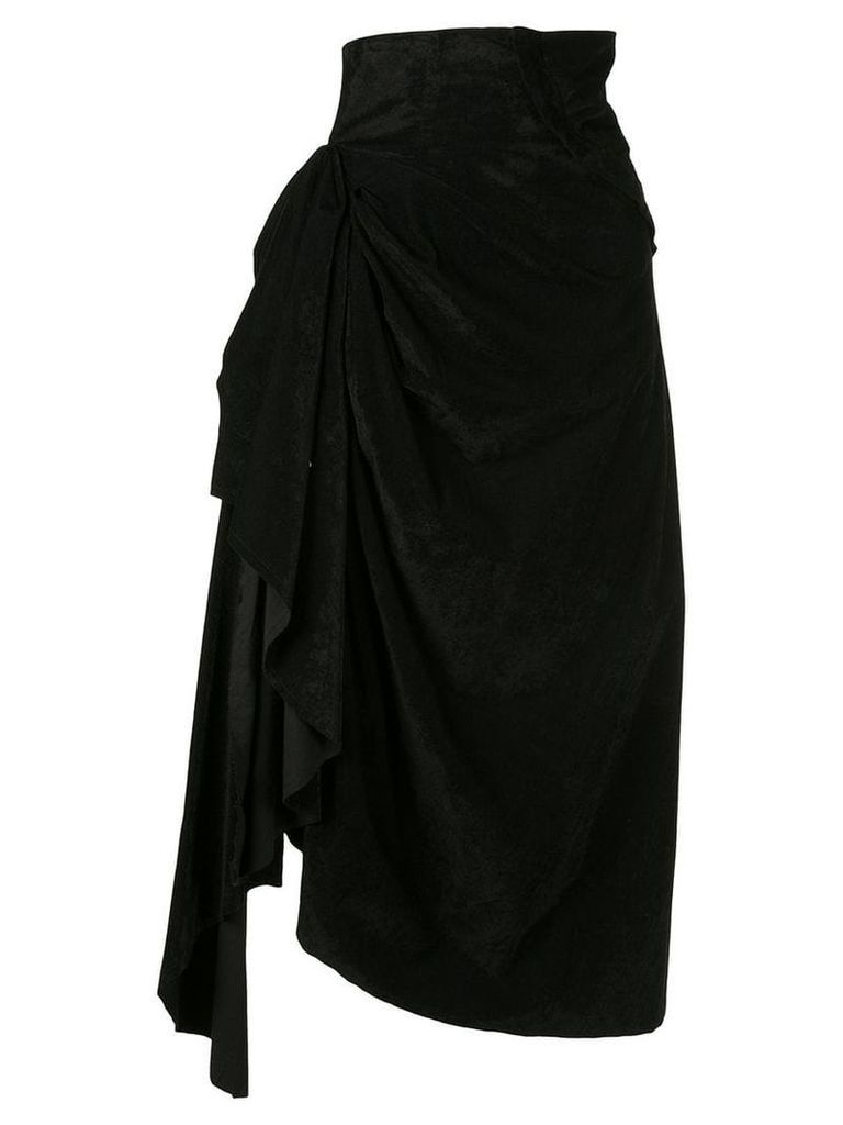 Aganovich draped skirt - Black