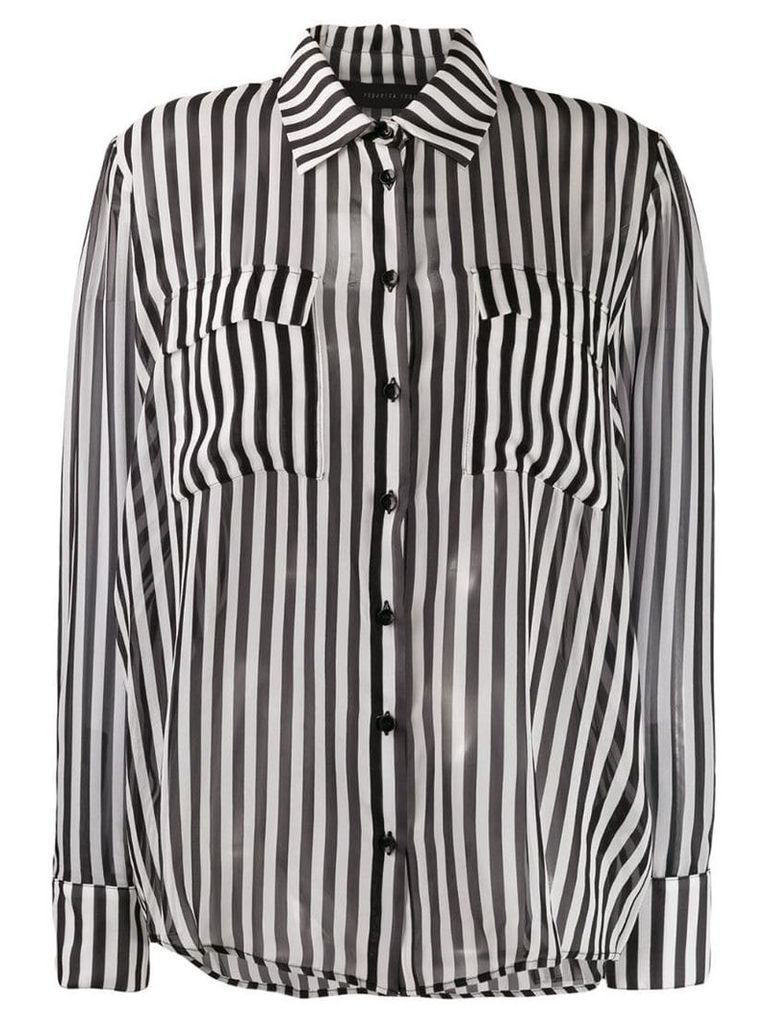 Federica Tosi striped shirt - Black