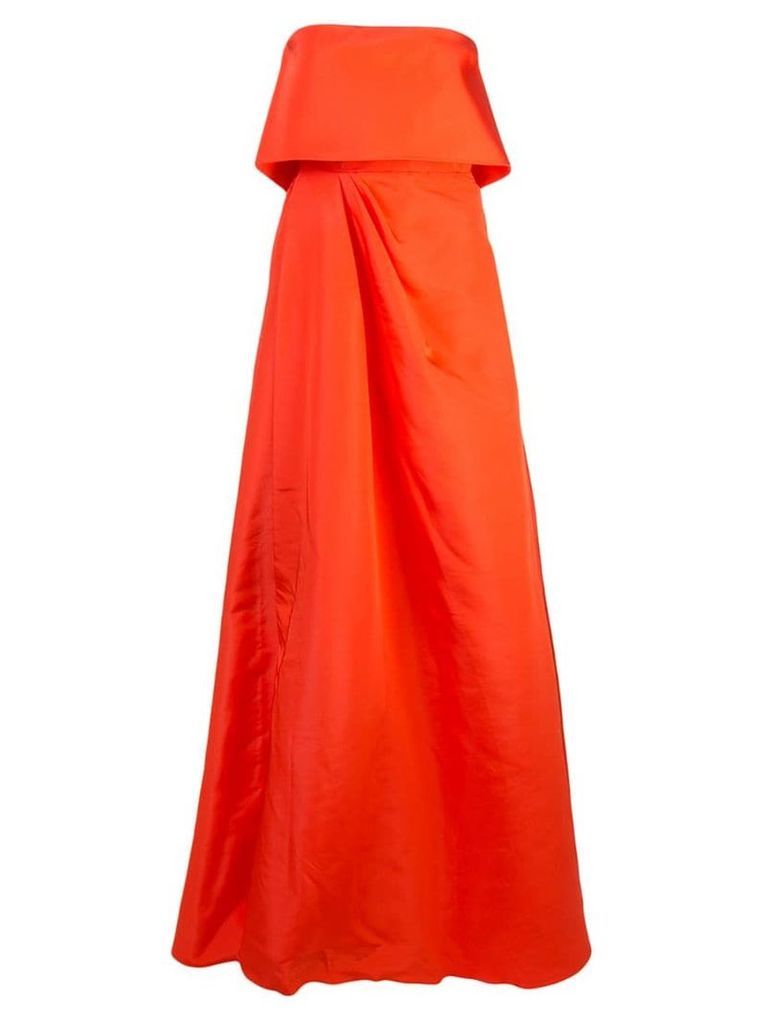 Alex Perry sleeveless gown - Orange